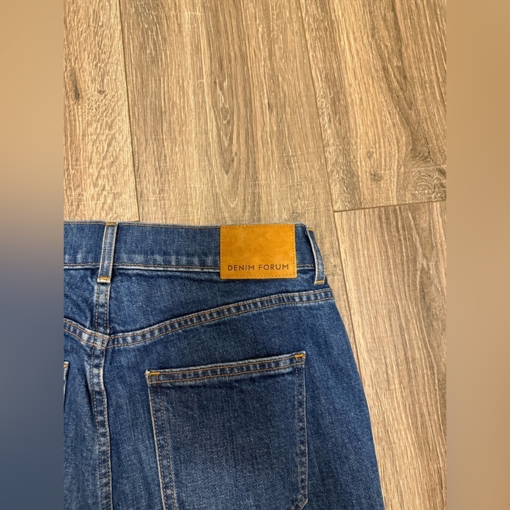 Denim Forum The Francoise High Rise Straight Jean Size 31 Aritzia - Picture 7 of 9